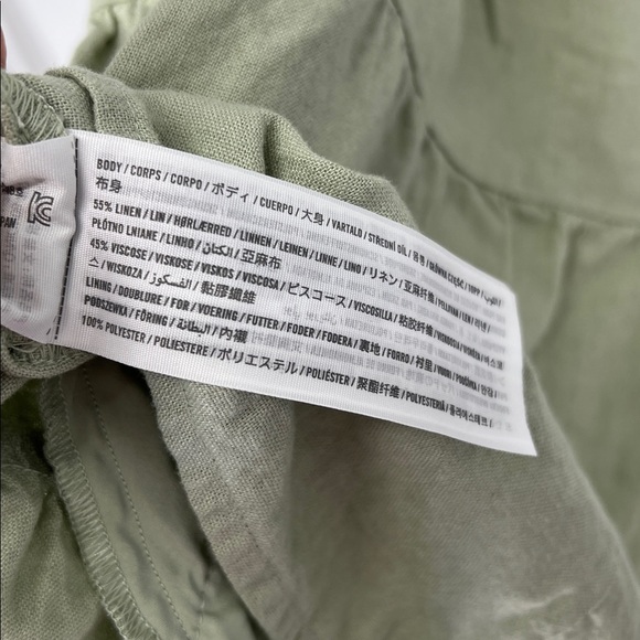 Hollister linen blend mini dress medium Petite - Picture 7 of 8